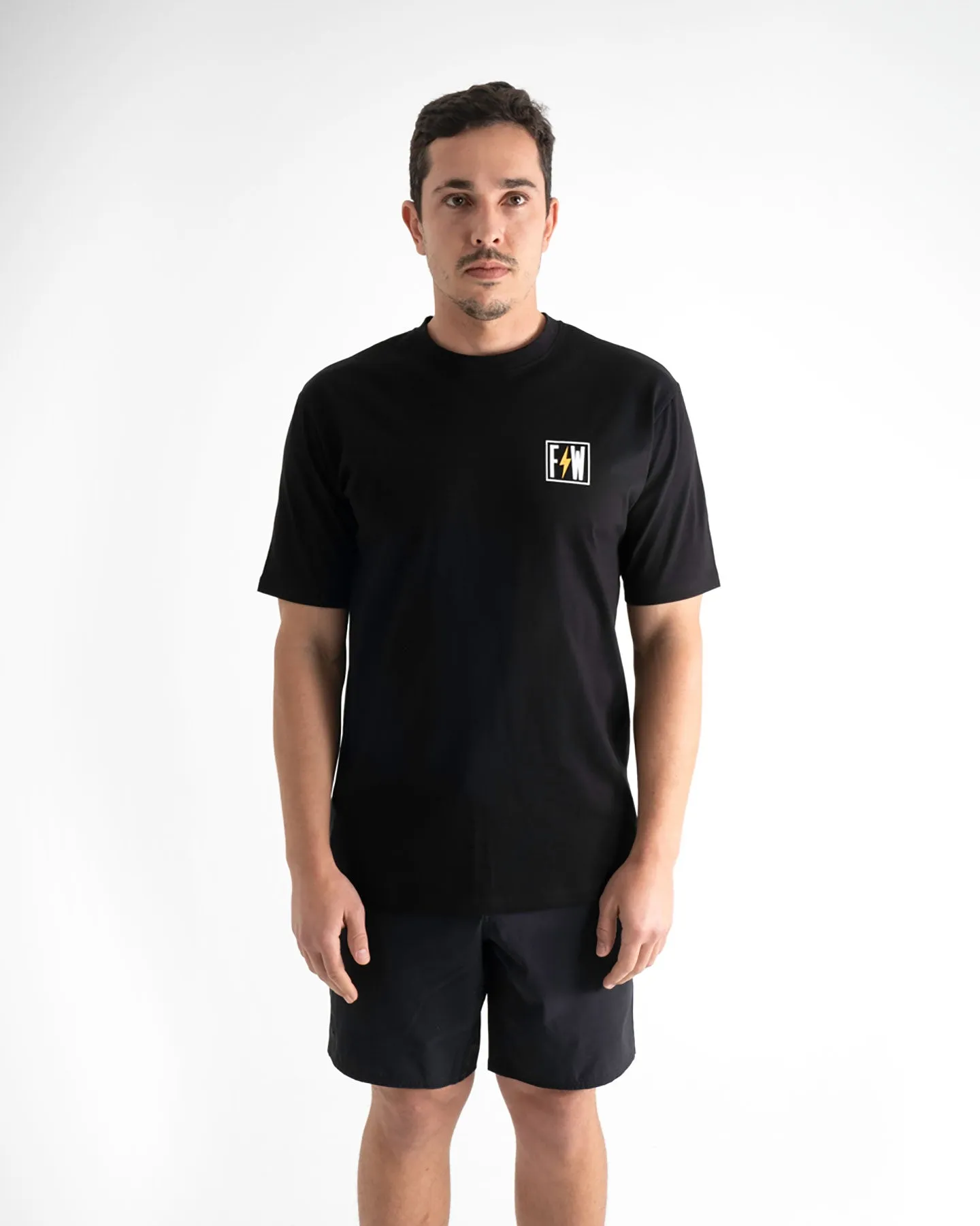 Follow Bolt Mens Tee - Black sold by Follow Wake