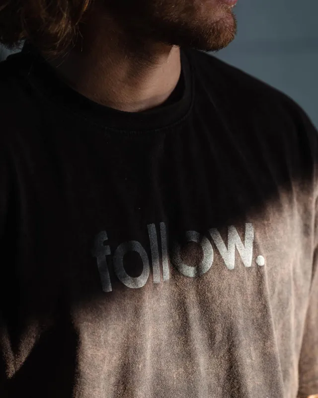 Follow Corp Acid Mens Tee - Black sold by Follow Wake