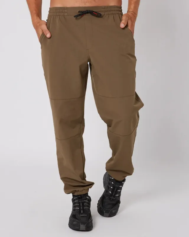 Follow All Day Pants - Deep Taupe sold by Follow Wake
