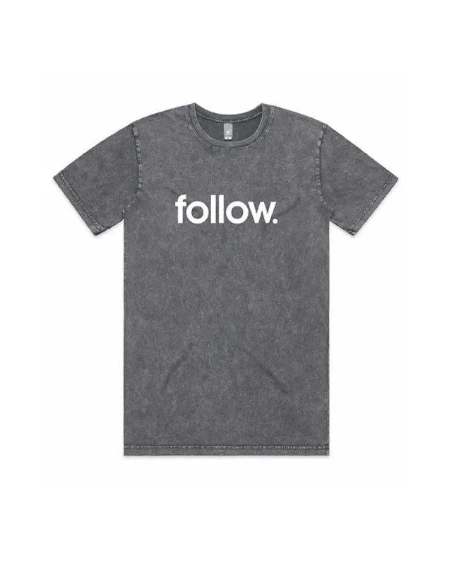 Follow Stone Corp Tee - Black sold by Follow Wake