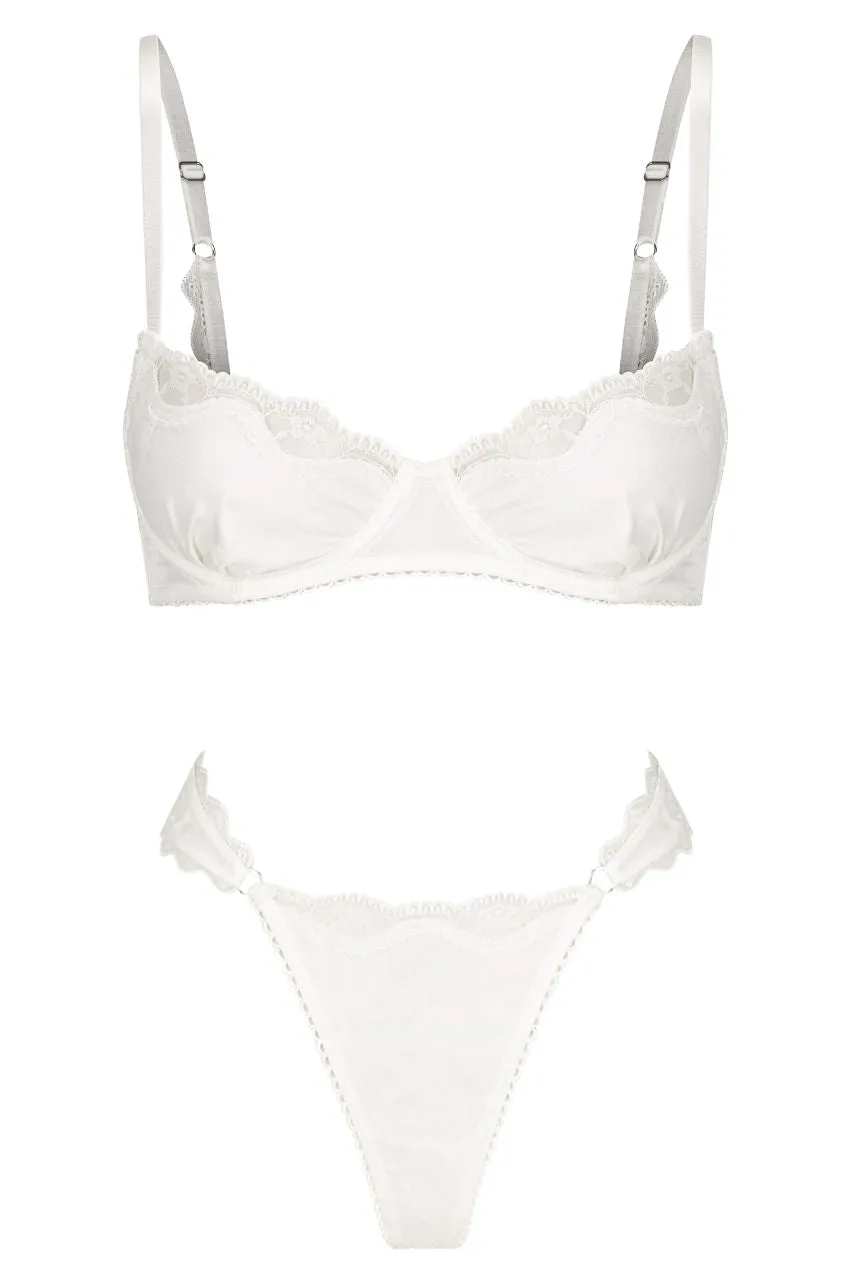 Priscilla Set Ivory Jacquard sold by Kat The Label product image thumbnail 5