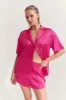 Celine Short Sleeve Shirt Hot Pink sold by Kat The Label