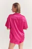 Celine Short Sleeve Shirt Hot Pink sold by Kat The Label