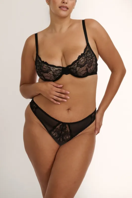 Hudson Underwire Black sold by Kat The Label