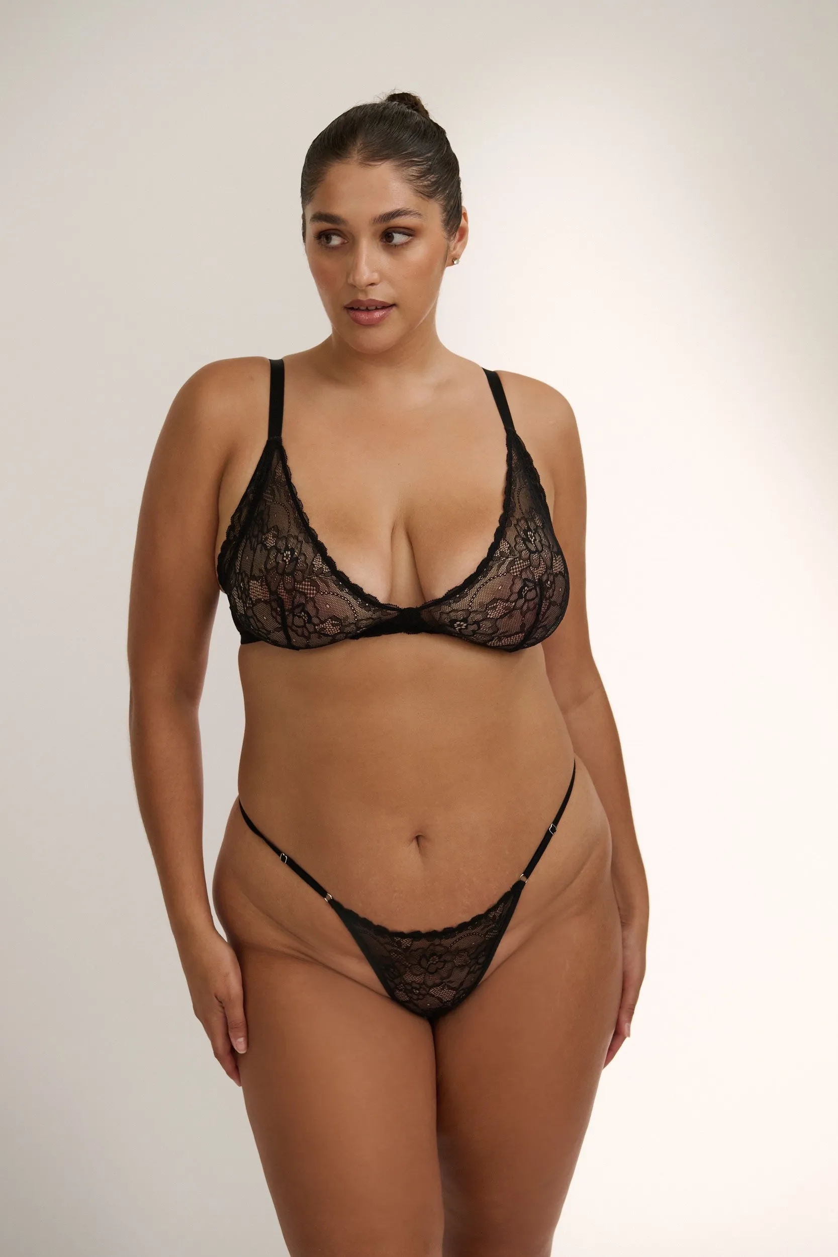 Rosie Bralette Set Black sold by Kat The Label product image thumbnail 4