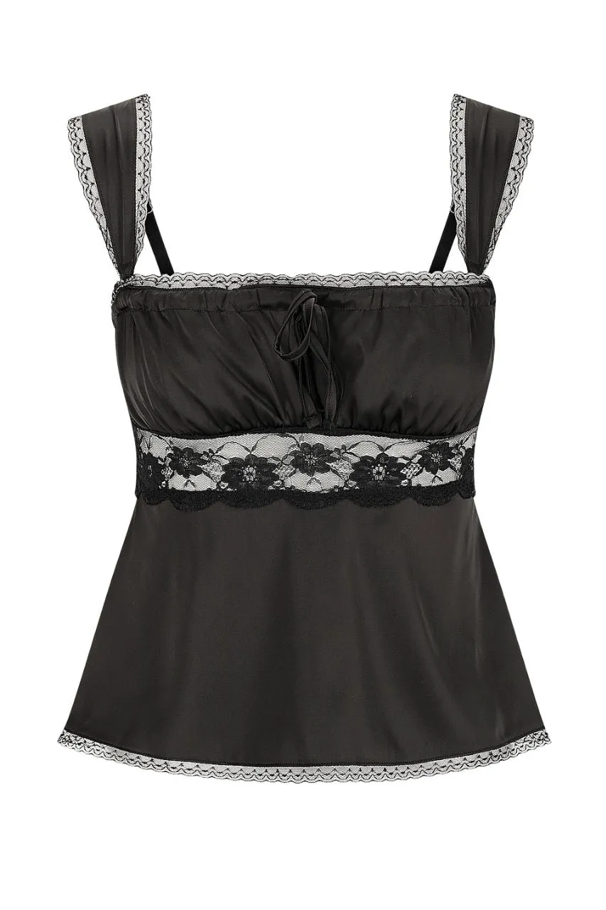 Isabelle Camisole Black sold by Kat The Label product image thumbnail 5
