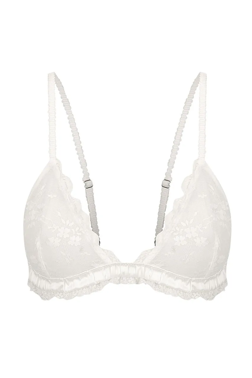 Tuesday Bralette White sold by Kat The Label product image thumbnail 4