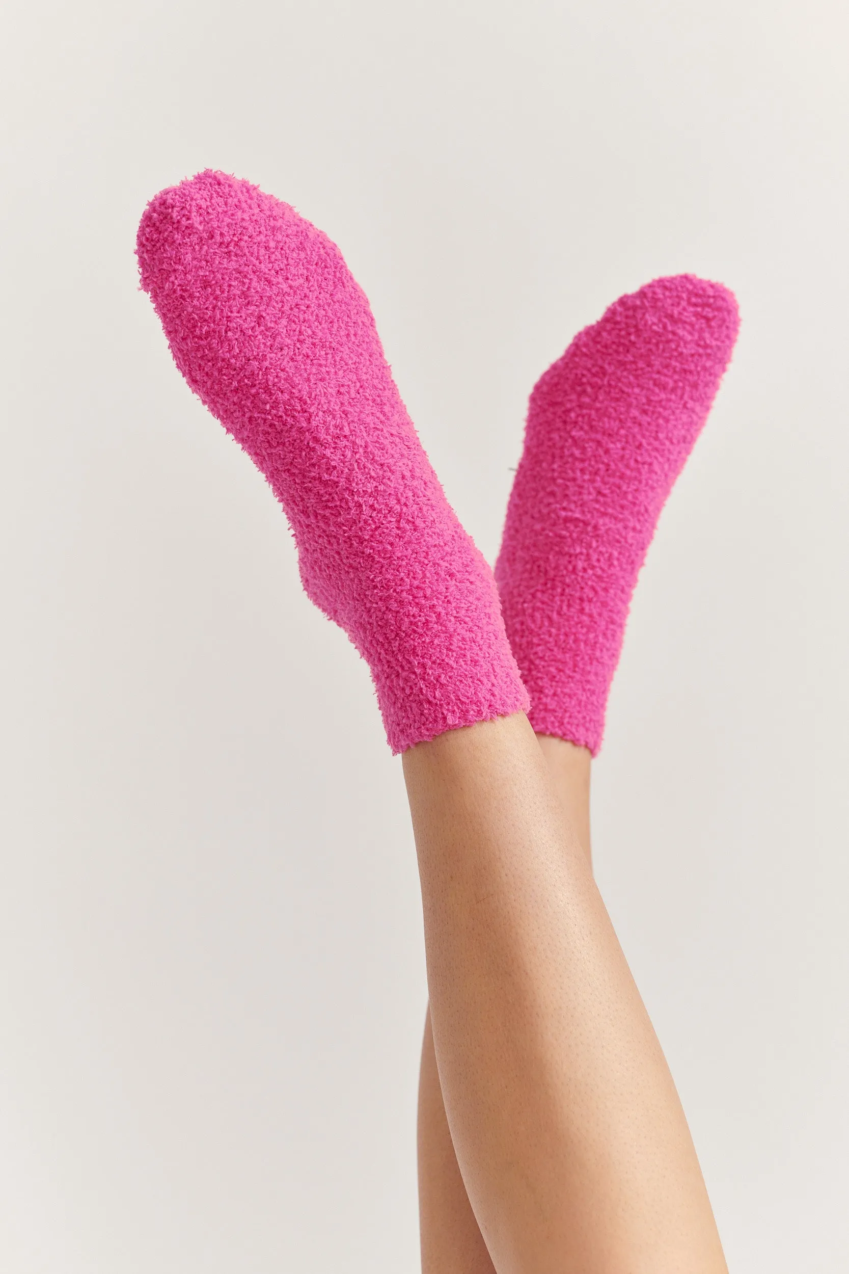 Fluffy Bed Socks Hot Pink sold by Kat The Label product image thumbnail 3