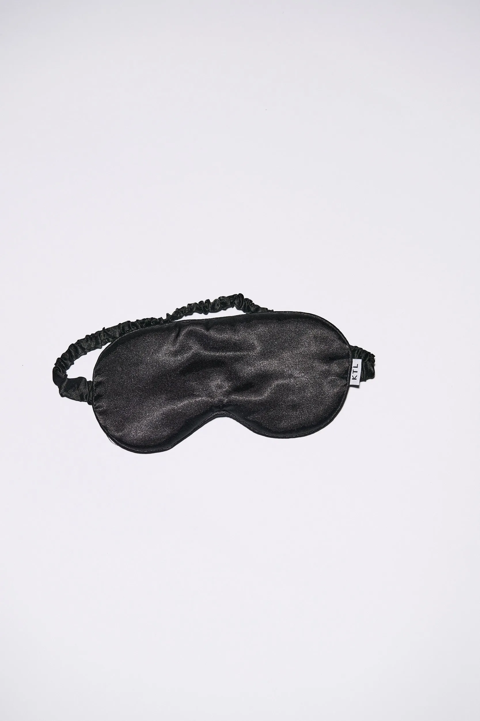 Daphne Satin Sleep Mask Black sold by Kat The Label