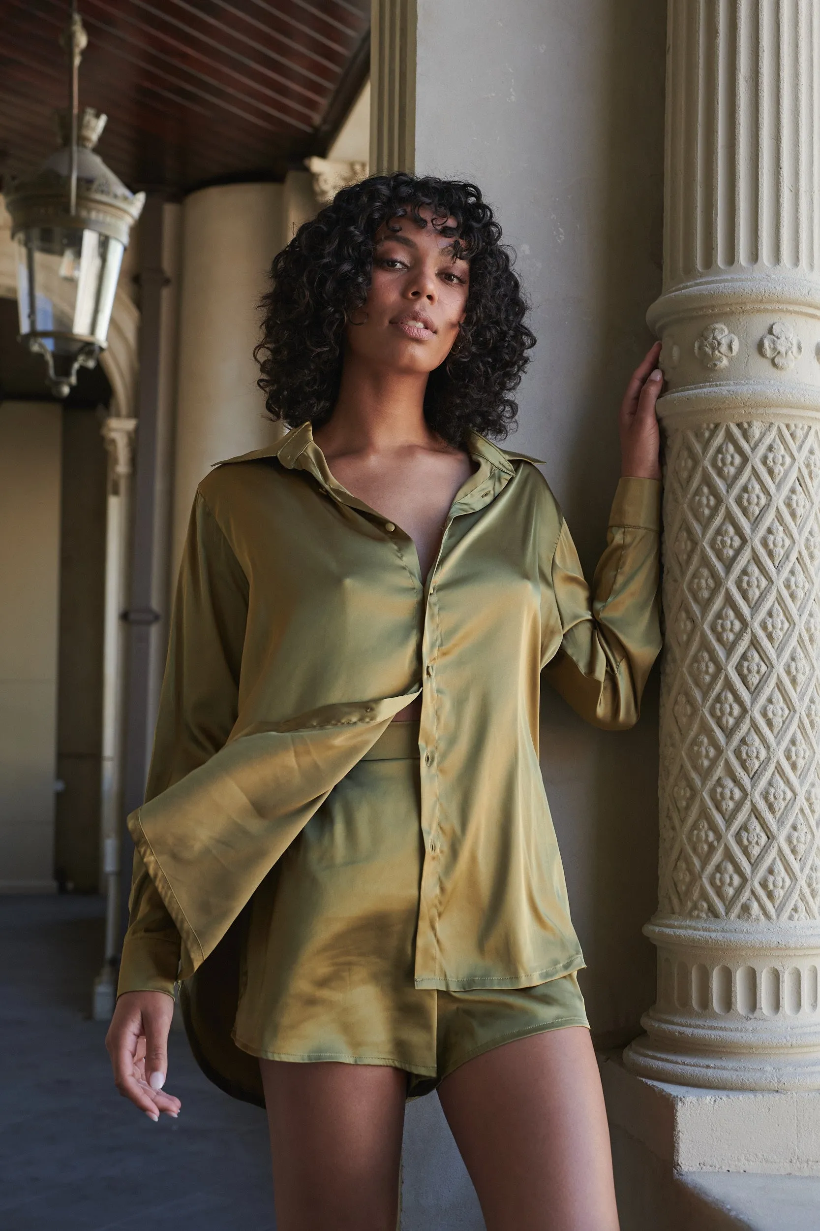 Celine Shirt Olive sold by Kat The Label product image thumbnail 2