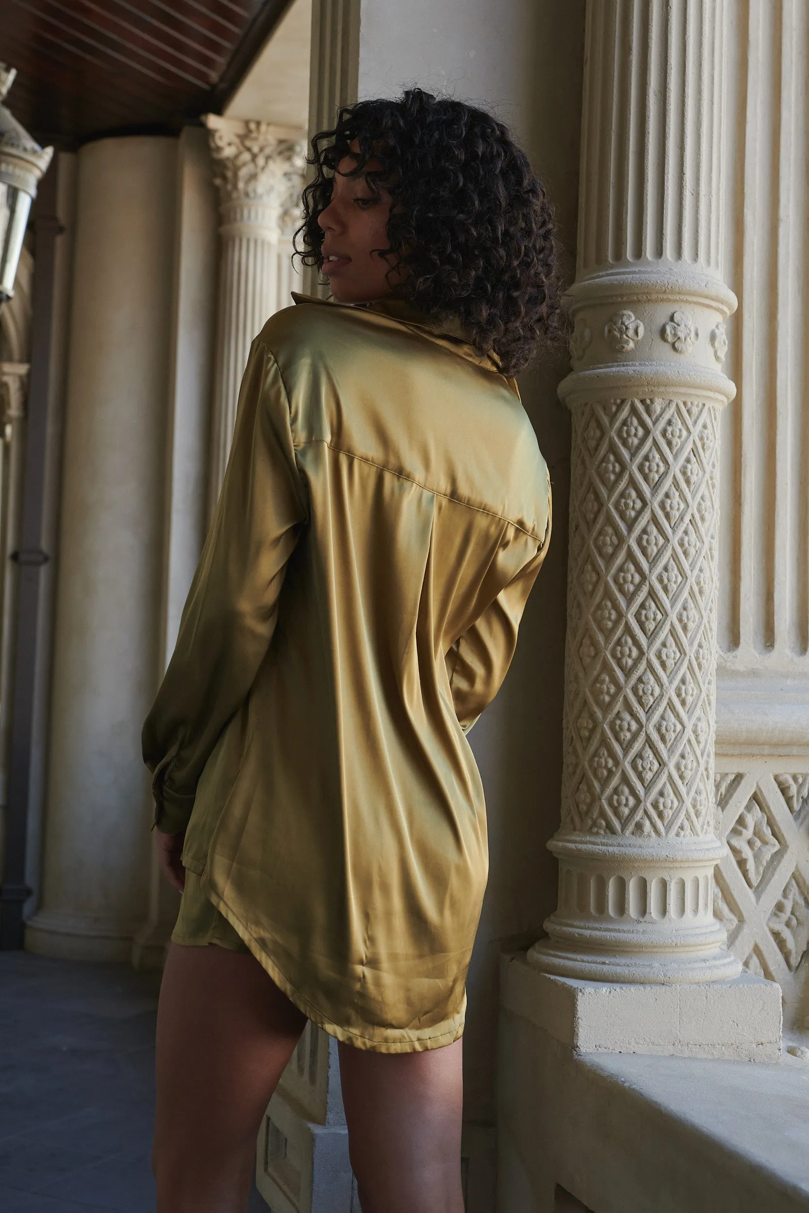 Celine Shirt Olive sold by Kat The Label product image thumbnail 3