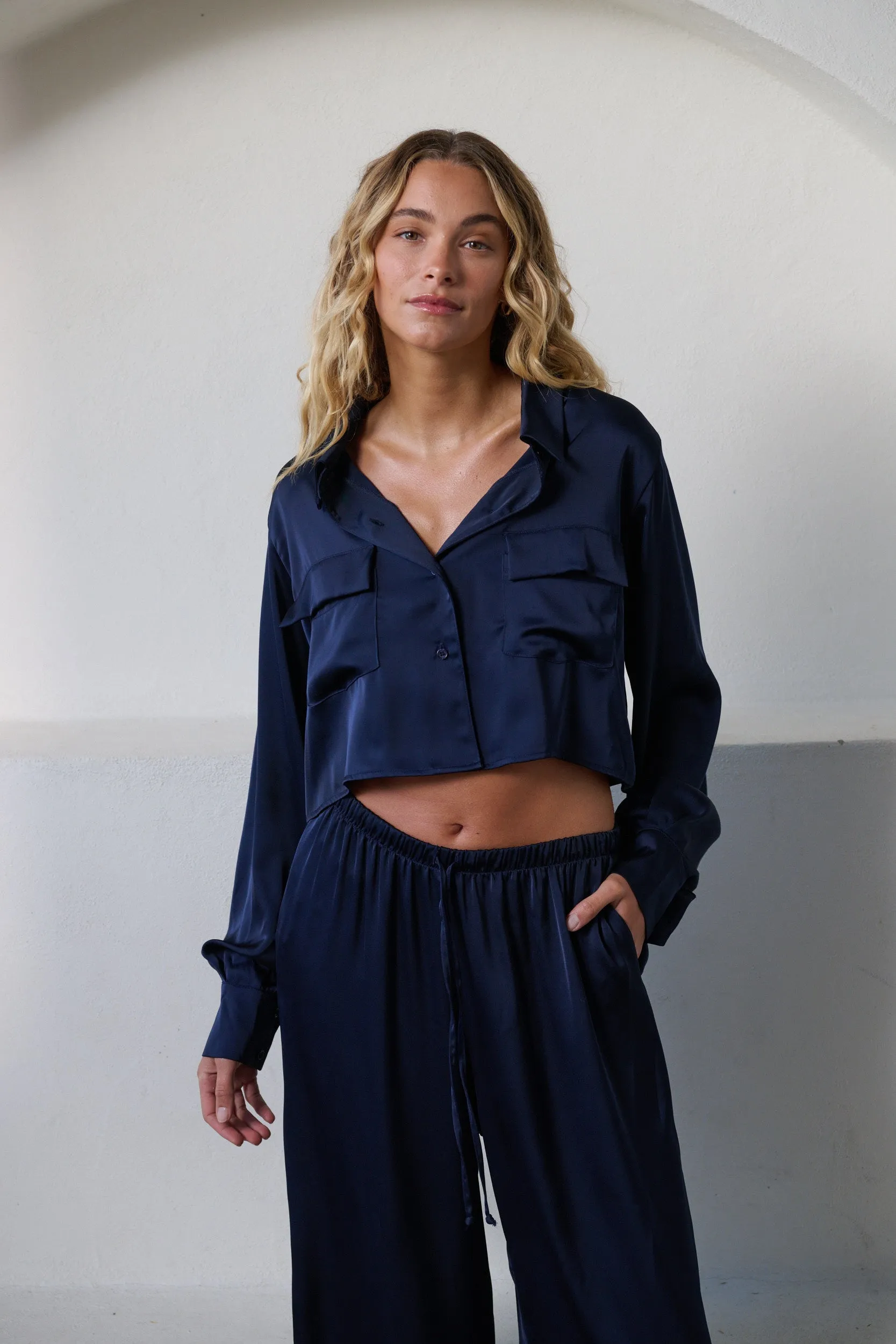 Gracie Shirt Pant Set Ink sold by Kat The Label product image thumbnail 3