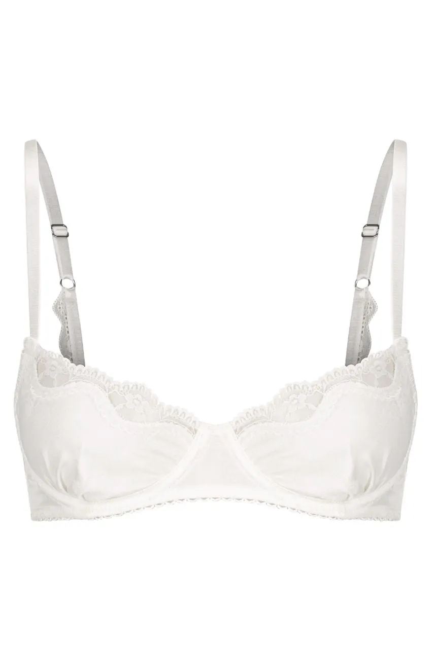 Priscilla Underwire Ivory Jacquard sold by Kat The Label product image thumbnail 5