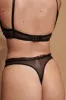 Annabelle Thong Black sold by Kat The Label