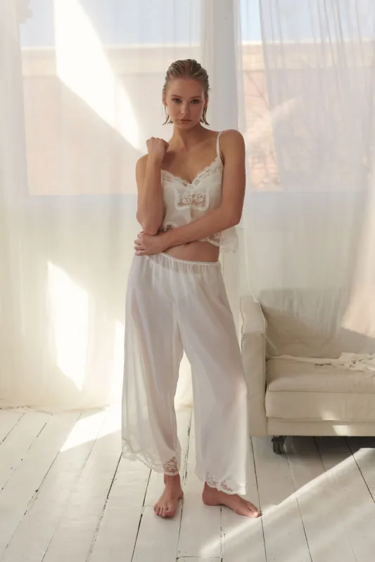 Harley Pant Set Ivory sold by Kat The Label