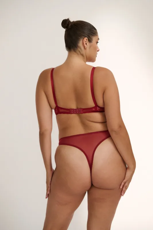 Maverick High Waist Red sold by Kat The Label