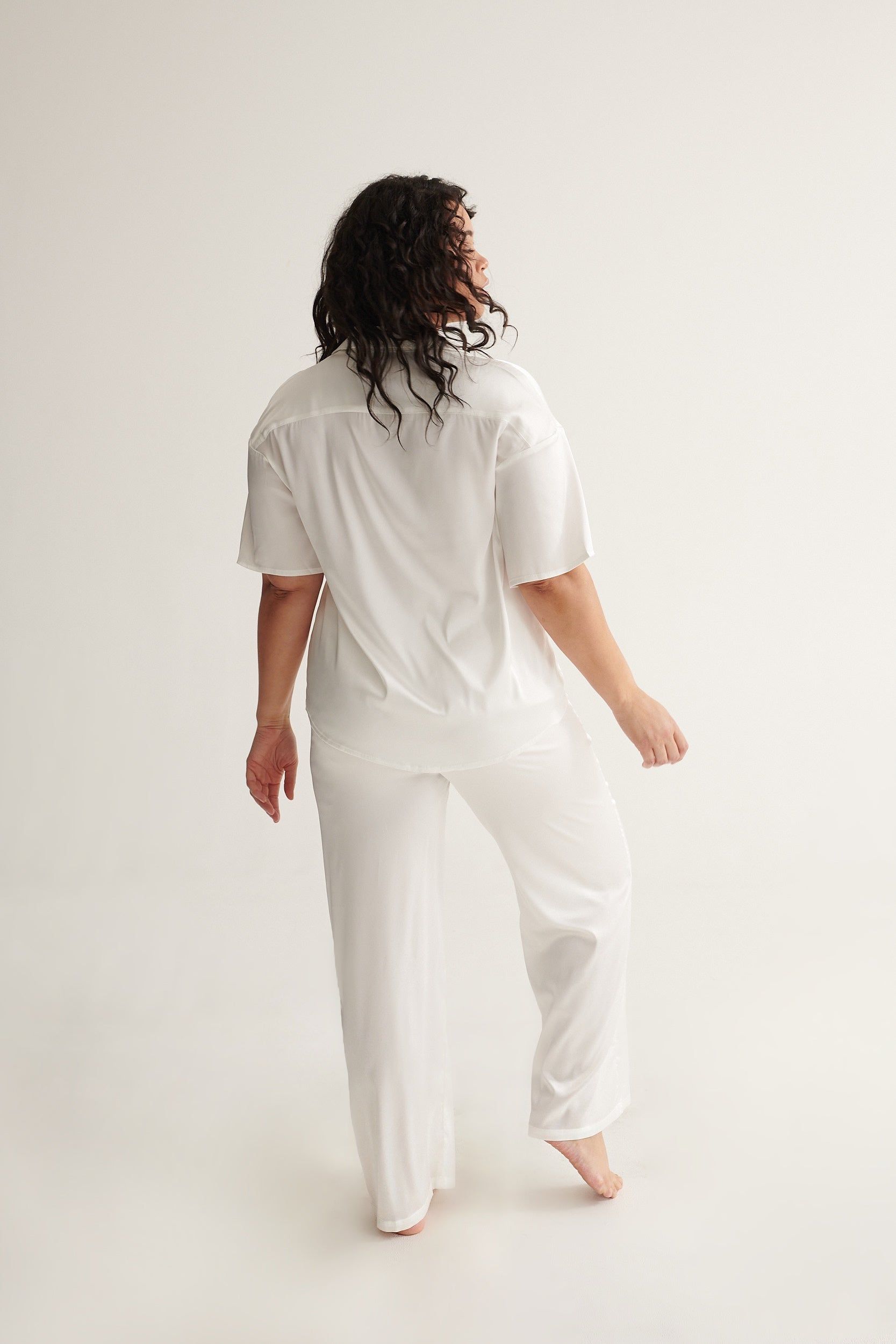 Celine Short Sleeve Pant Set Ivory sold by Kat The Label product image thumbnail 2