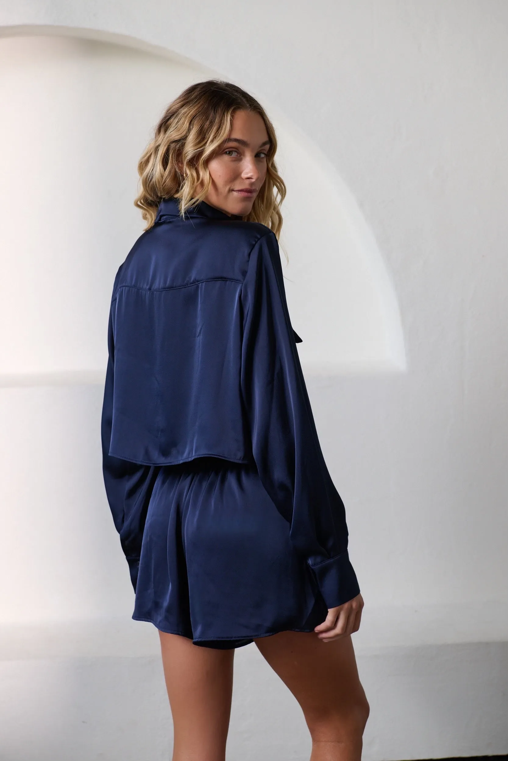 Gracie Shirt Short Set Ink sold by Kat The Label product image thumbnail 2