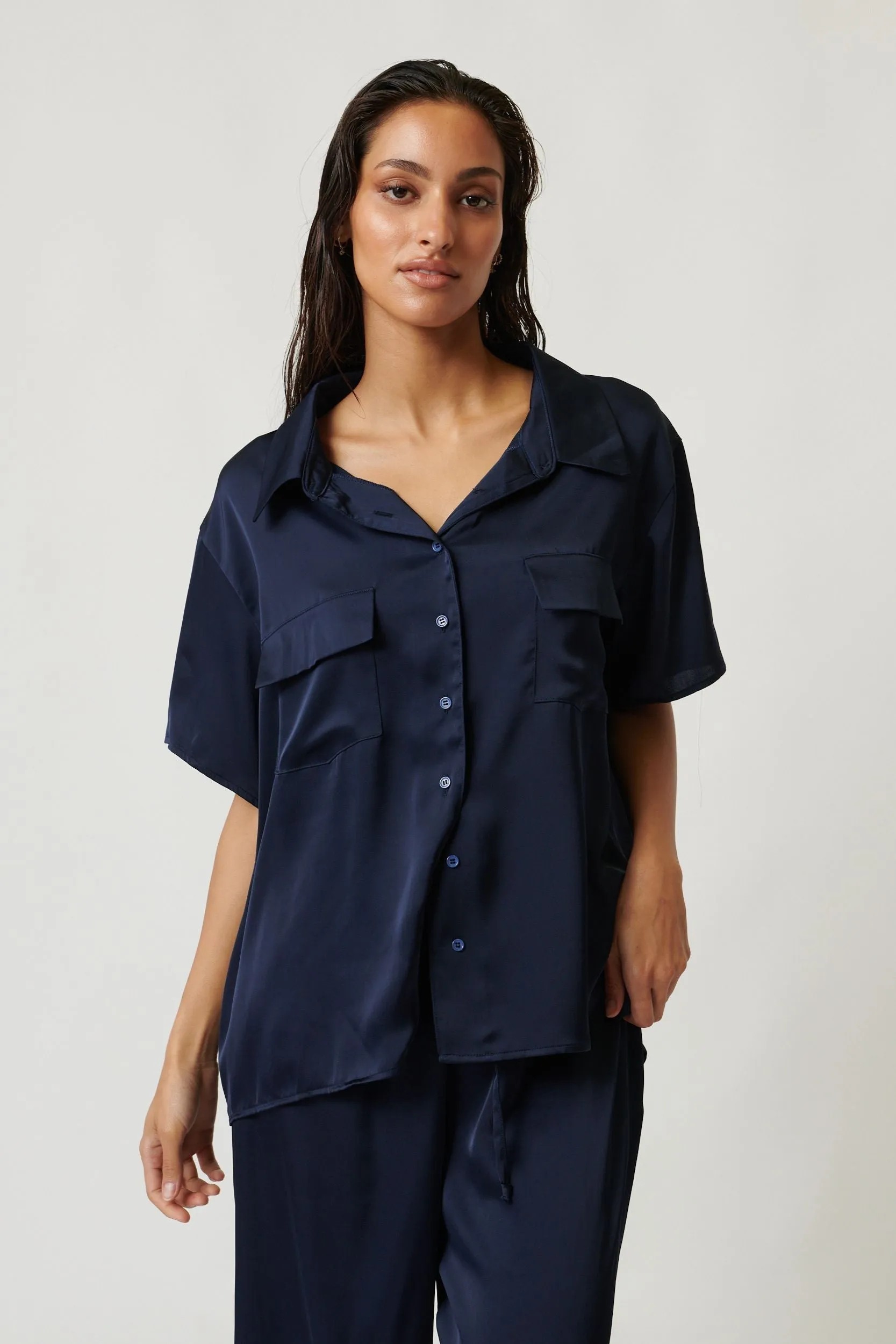 Gracie Short Sleeve Shirt Ink sold by Kat The Label product image thumbnail 5