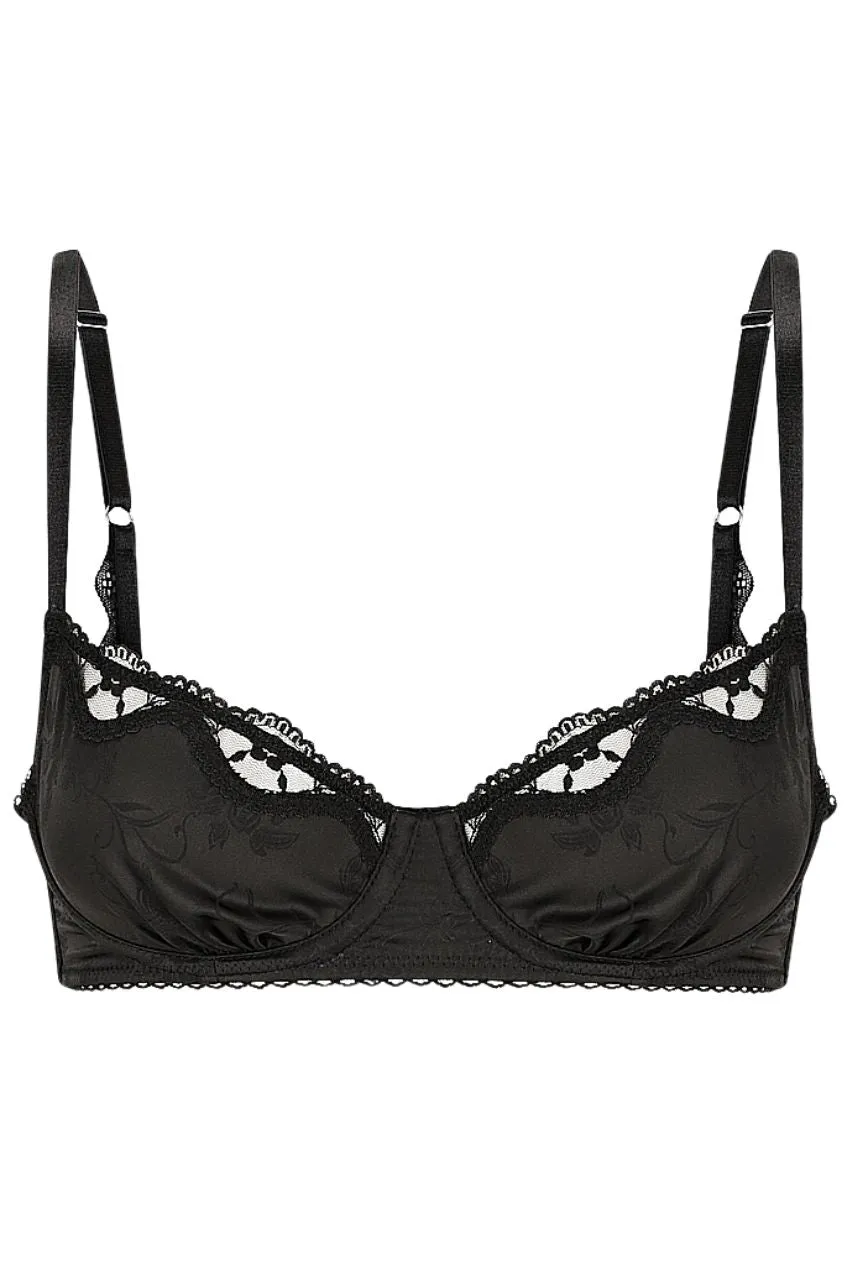 Priscilla Underwire Black Jacquard sold by Kat The Label product image thumbnail 4