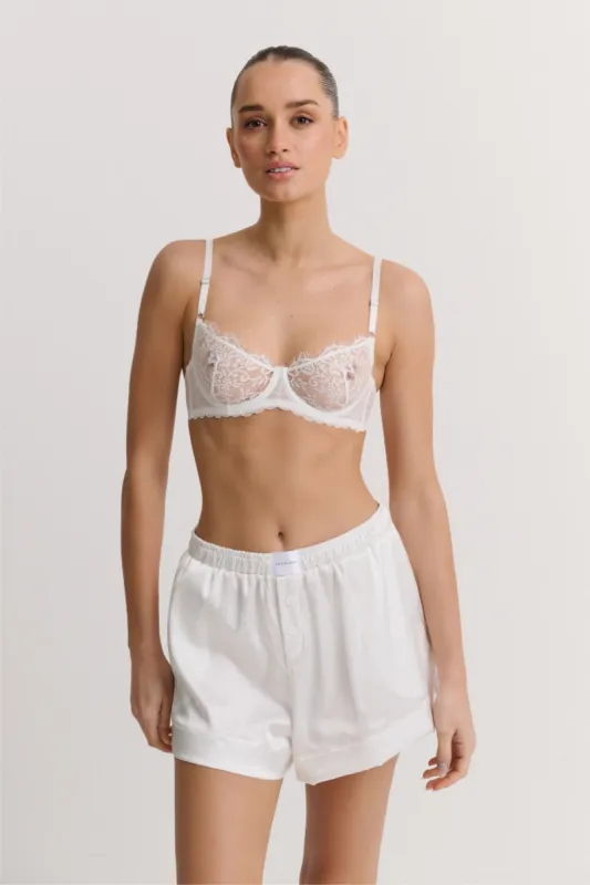 Baxter Boxer Ivory sold by Kat The Label
