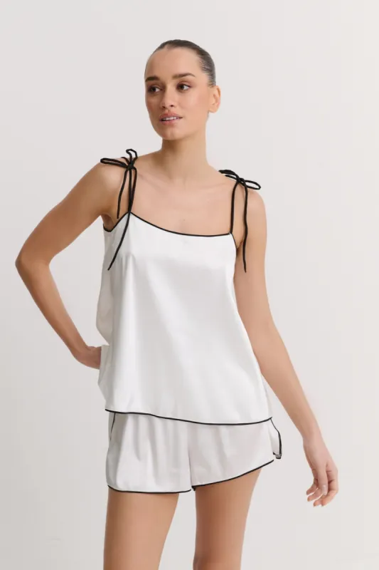 Piper Camisole Ivory sold by Kat The Label