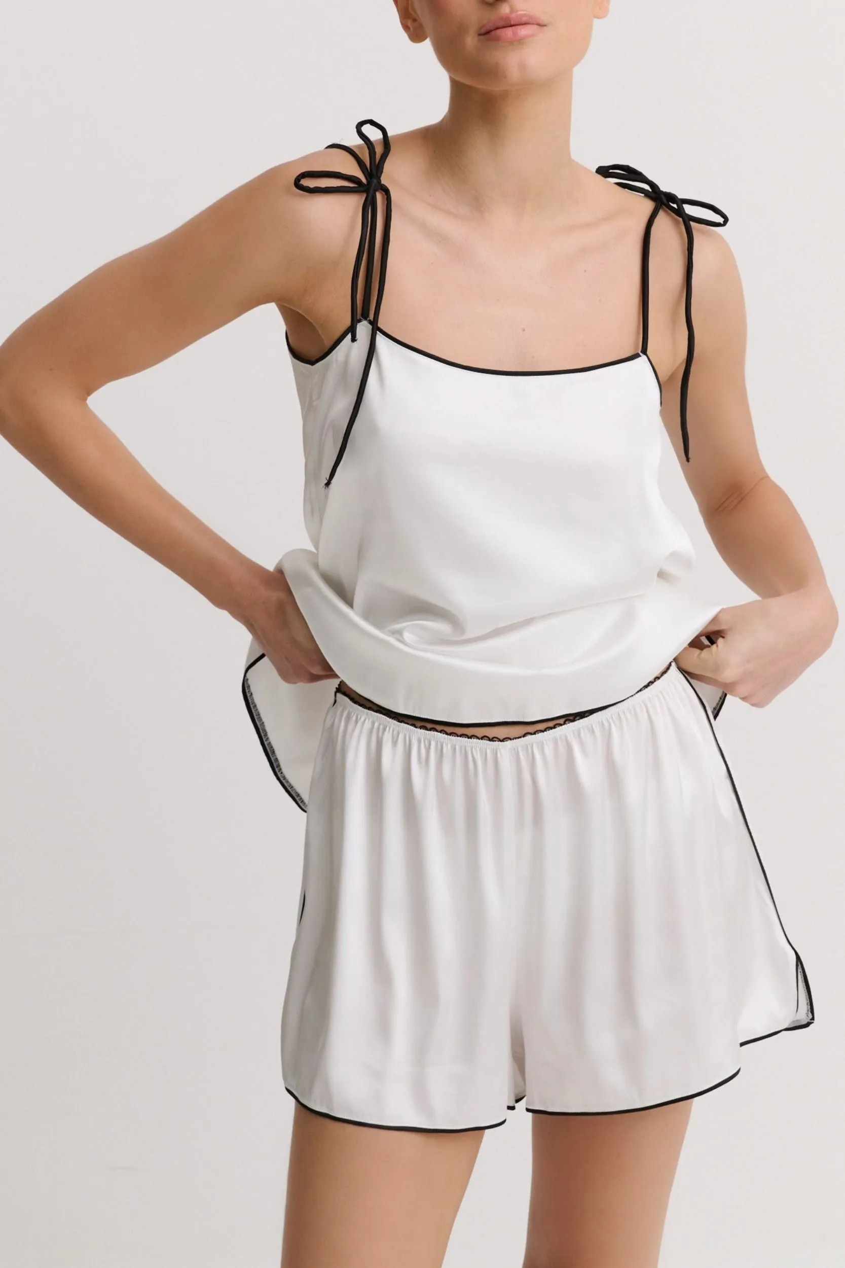 Piper Short Ivory sold by Kat The Label