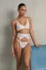 Mabel Garter Belt White sold by Kat The Label