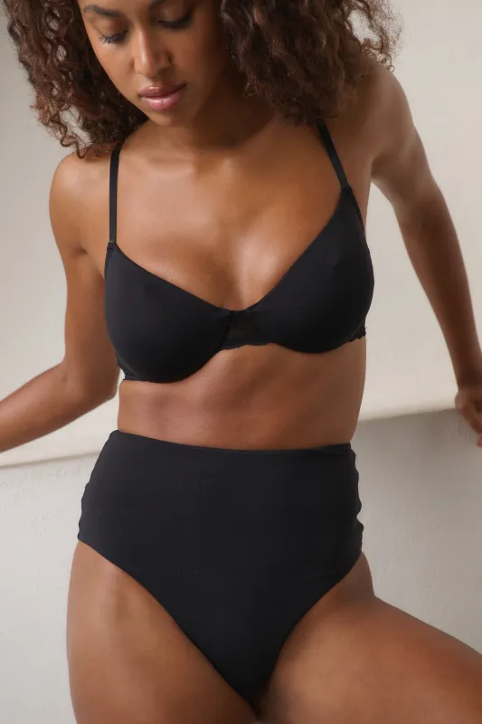 Sabrina Underwire Black sold by Kat The Label