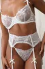 Mandy Garter Belt White sold by Kat The Label