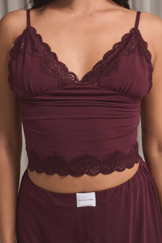 Hugo Camisole Raisin sold by Kat The Label