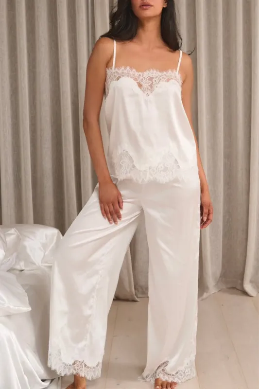 Olivia Pant Ivory sold by Kat The Label