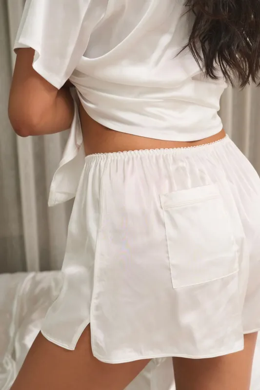 Matilda Short Ivory sold by Kat The Label