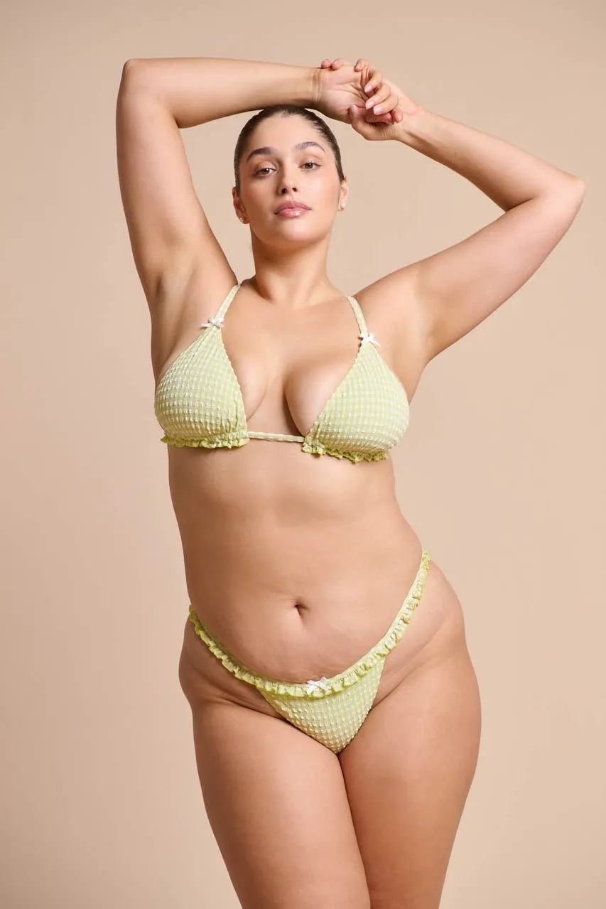 Ari Swim Triangle Pistachio Gingham sold by Kat The Label product image thumbnail 5