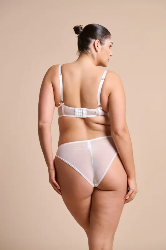 Sofia Brief White sold by Kat The Label