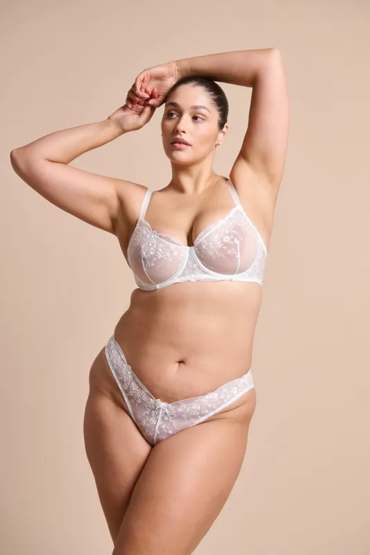 Sofia Brief Set White sold by Kat The Label