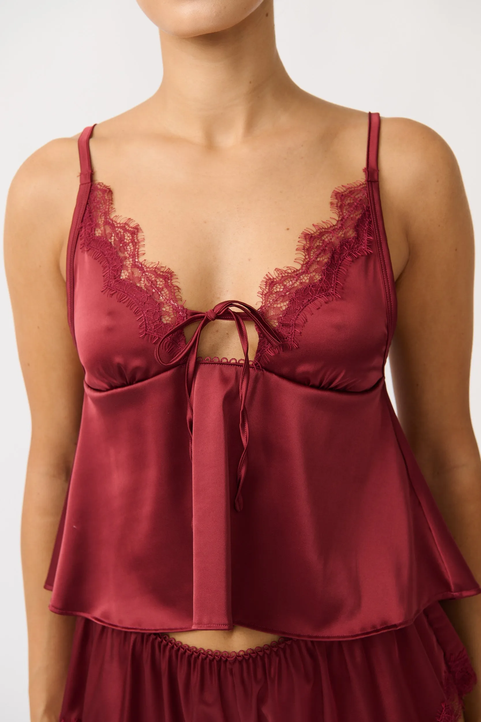 Sorrento Camisole Rhubarb sold by Kat The Label product image thumbnail 5