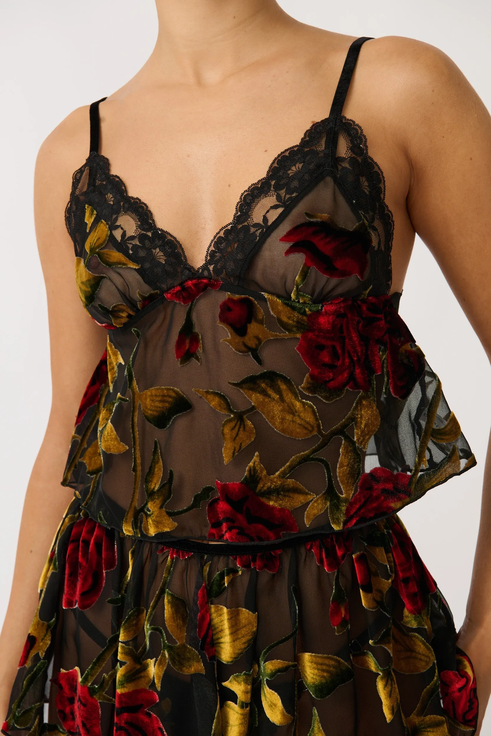 Violet Camisole Velvet Rose sold by Kat The Label product image thumbnail 5