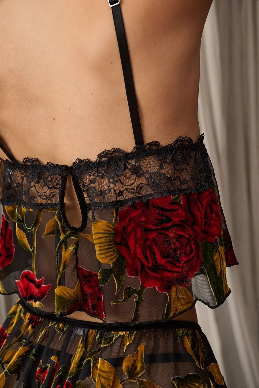 Violet Camisole Velvet Rose sold by Kat The Label product image thumbnail 2