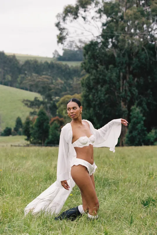 Bella Robe Ivory made by Kat The Label