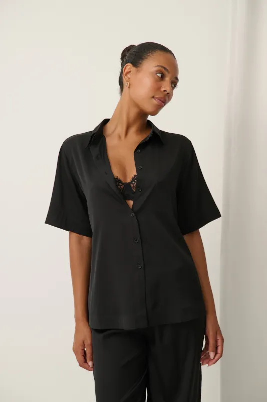 Sierra Shirt Black sold by Kat The Label