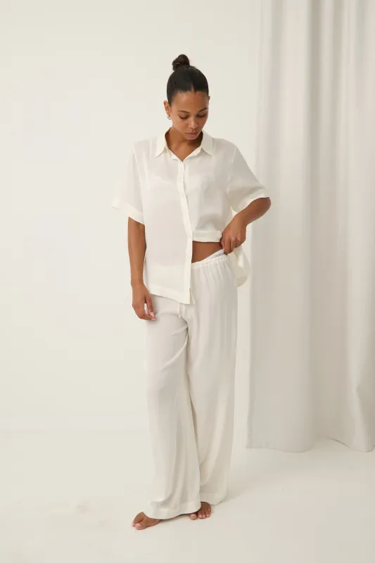 Sierra Pant Ivory sold by Kat The Label