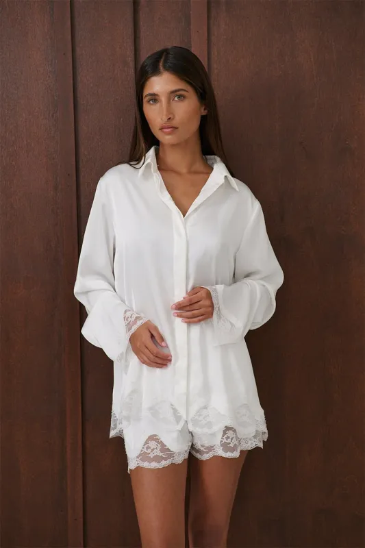 Sebastian Sleep Set Ivory made by Kat The Label