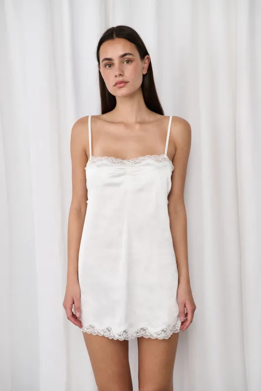 Sadie Slip Ivory made by Kat The Label