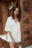 Celine Short Sleeve Shirt Ivory sold by Kat The Label