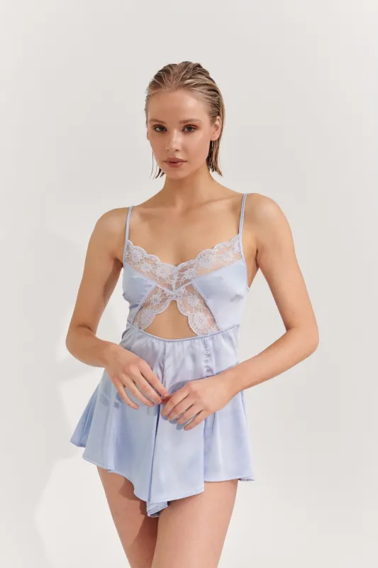 Harper Teddy Cornflower made by Kat The Label