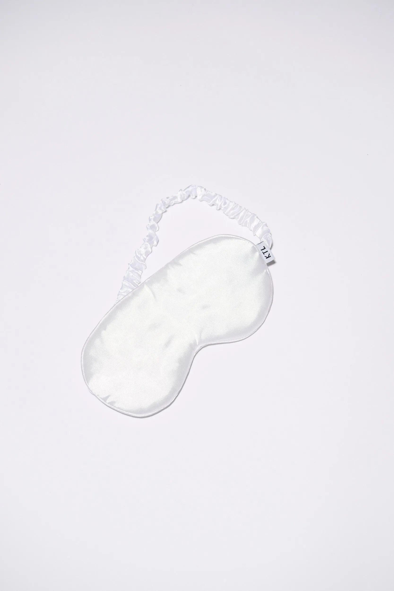 Daphne Satin Sleep Mask White sold by Kat The Label