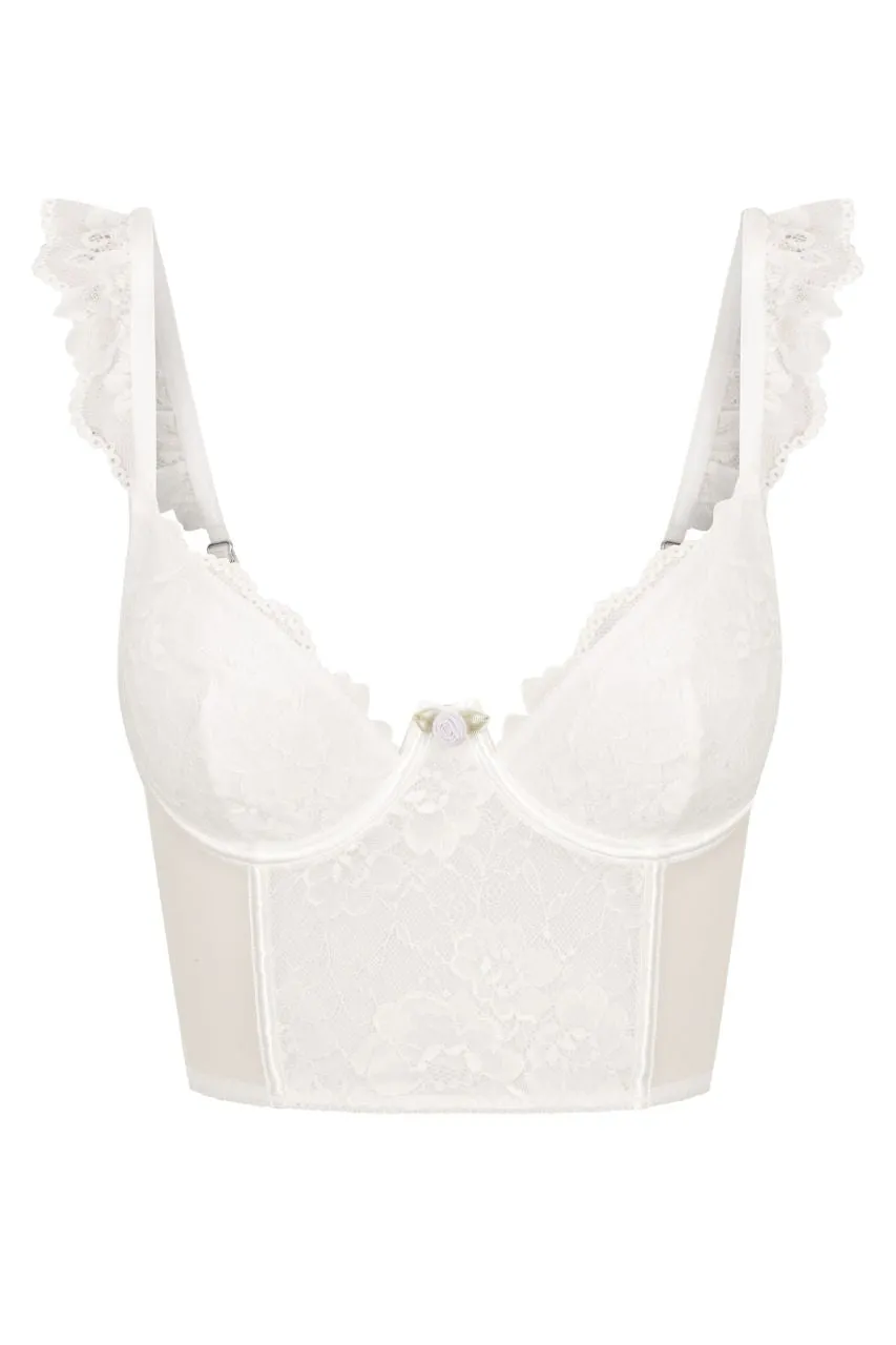 Nadia Bustier White sold by Kat The Label product image thumbnail 4