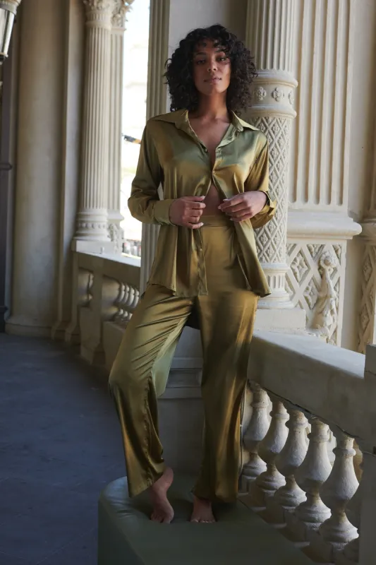 Celine Pant Olive sold by Kat The Label