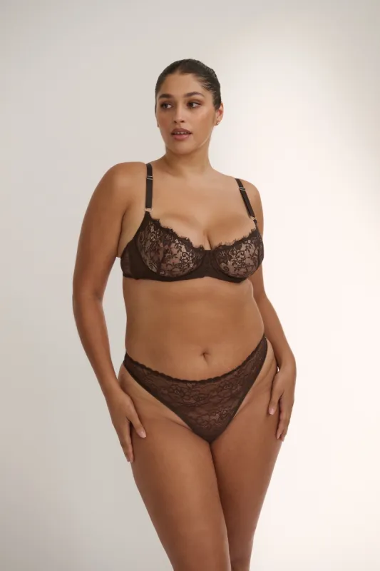 Maverick High Waist Set Espresso sold by Kat The Label